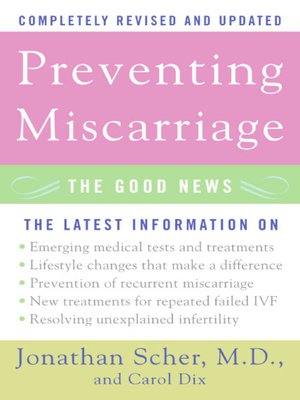 cover image of Preventing Miscarriage